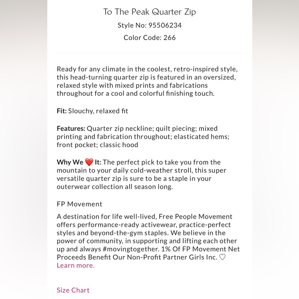 Free People To The Peak Quarter Zip in Fairisle / Hot Pink Combo - Picture 4 of 11